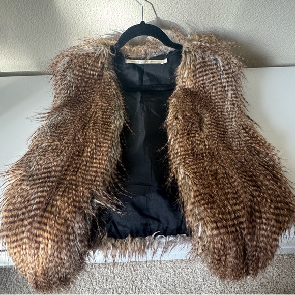 Twelfth Street by Cynthia Vincent Jackets & Blazers - Twelfth Street Fur Vest